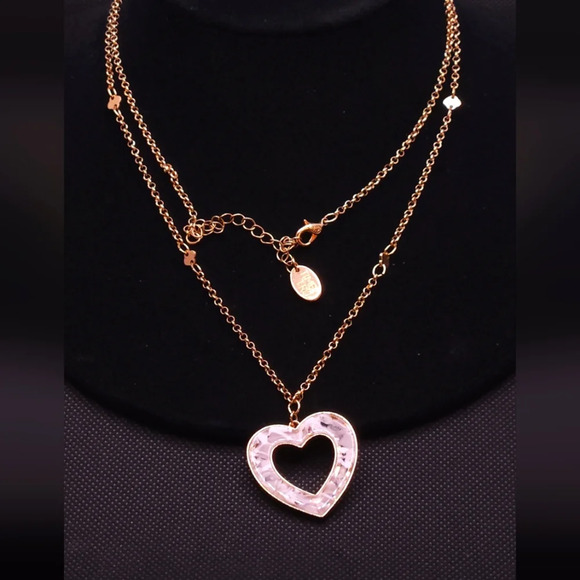 Time and Tru Jewelry - Time & Tru Heart Pendant goldtone necklace